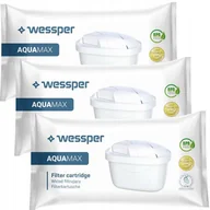 Wkłady filtrujące - 3x Wessper AquaMax zamienny filtr/wkład wody do dzbanków: Brita, Aquaphor, Wessper, Dafi (ZAMIENNIK) - miniaturka - grafika 1