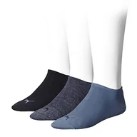 Skarpetki damskie - PUMA Skarpety do sneakersów unisex (3 pary), niebieski (Denim Blue), 73 EU - miniaturka - grafika 1