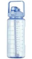 Shakery i bidony sportowe - Butelka 2000ml sportowy bidon PC BPA FREE na wodę napój przezroczysta - miniaturka - grafika 1