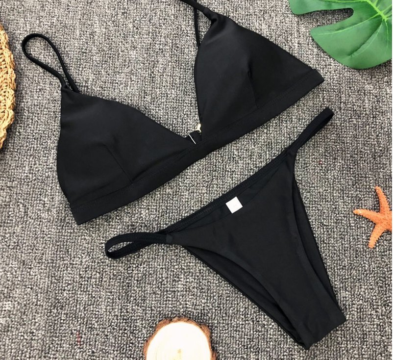 Bikini Brazylijskie Dwuczęściowy Strój Kąpielowy STRINGI - M
