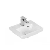 Umywalki - VILLEROY - BOCH 43703701 Subway 3.0 Umywalka mała, 370 x 305 x 130 mm, Weiss Alpin, z przelewem, Nieszlifowany - miniaturka - grafika 1