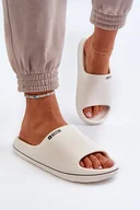 Klapki i japonki damskie - Lekkie Klapki Damskie Big Star NN274A043 Białe-38 - miniaturka - grafika 1