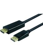 Kable komputerowe i do monitorów - ROLINE Kabel DisplayPort, DP - UHDTV, M/M, czarny, 1m - miniaturka - grafika 1
