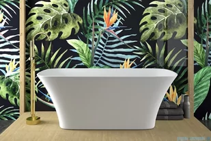 Besco Assos S-Line 160x70cm wanna wolnostojąca #WMD-160-AL - Wanny - miniaturka - grafika 4