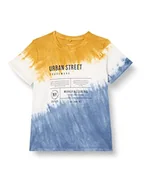 Koszulki i topy damskie - NAME IT Boy's NKMKANDREAS SS TOP T-Shirt, Amber Gold, 122 - miniaturka - grafika 1