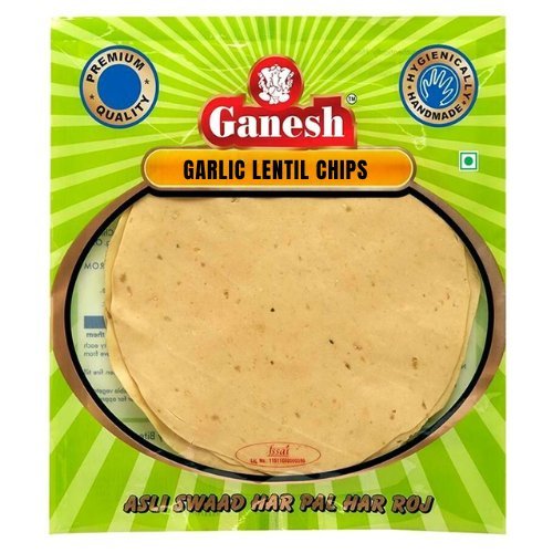 Papad (papadum) czosnkowy Ganesh Garlic Papad 200g - z czosnkiem