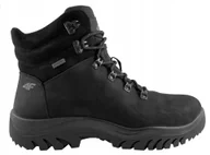 Buty sportowe męskie - Buty Zimowe Męskie 4F Trekkingowe Czarne 42 - miniaturka - grafika 1
