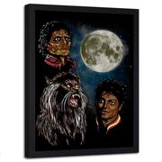 Plakaty - Plakat w ramie czarnej FEEBY Michael Jackson, 40x60 cm - miniaturka - grafika 1