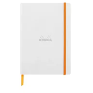 Notesy i bloczki - Notatnik Rhodia A5, miękka oprawa, linie, Biały - miniaturka - grafika 1