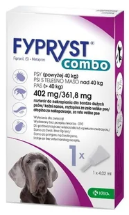 KRKA Fypryst Combo powyżej 40 (402mg/4,02ml) - 1 pipeta - Artykuły przeciw pasożytom - miniaturka - grafika 1