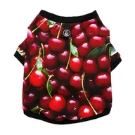 Ubranka dla psów - Koszulka T-shirt dla Psa Czereśnie Psiakrew-M - miniaturka - grafika 1