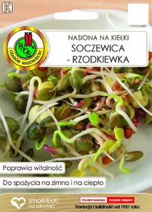 Nasiona na kiełki soczewica i rzodkiewka 30 g 77156 - Nasiona i cebule - miniaturka - grafika 1