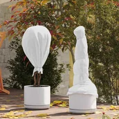 Agrowłókniny - vidaXL Fleece Ochronny dla Roślin Przed Mrozem Biały 100 x 1,6 m - miniaturka - grafika 1