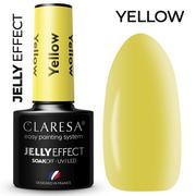 Lakiery hybrydowe - Claresa Lakier Hybrydowy Jelly Yellow 5ml - miniaturka - grafika 1