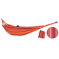 Hamaki - Royokamp Hamak ogrodowy Royokamp Luxe XXL 2 osobowy 250x150 cm czerwony 1021218 - miniaturka - grafika 1