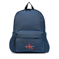 Plecaki - Plecak Calvin Klein Bold Round Backpack LV04D3114G Granatowy - miniaturka - grafika 1