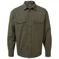 Koszulki sportowe męskie - Koszula męska Craghoppers Kiwi Long Sleeved Shirt Rozmiar: XL / Kolor: zielony - miniaturka - grafika 1