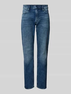 Jeansy z wpuszczanymi kieszeniami model ‘Mosa’ - Spodnie męskie - miniaturka - grafika 1