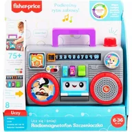 Zabawki interaktywne dla dzieci - Fisher Price Retro Radiomagnetofon Szczeniaczka GXP-767059 - miniaturka - grafika 1
