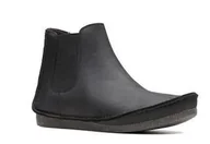 Półbuty damskie - Janey Dee [black leather] - rozmiar 37.5 - miniaturka - grafika 1