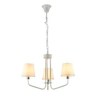 Biała lampa wisząca - K308 K1-G20 - Lampy sufitowe Biała lampa wisząca - K308 K1-G20 - Lampy sufitowe - miniaturka - grafika 1