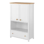 Komody - Komoda STORY SO-11 biały / dąb nash - miniaturka - grafika 1