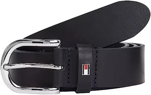 Tommy Hilfiger skórzany pasek damski New Danny Belt, Niebieski, 70 cm - Paski - miniaturka - grafika 1