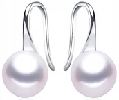 Kolczyki - Kolczyki perły ze srebra 925 wiszące dla kobiet na prezent - miniaturka - grafika 1