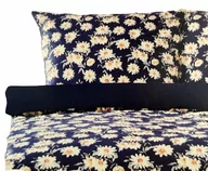 Pościel - Smukee Pościel Z Satyny Bawełnianej 220 X 200 Cm Kwiaty Niebieska 125 - miniaturka - grafika 1