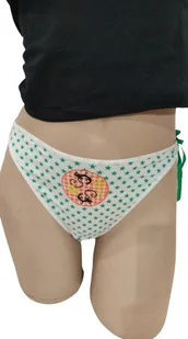 ZESTAW DAMSKIE STRINGI BAWEŁNA BIAŁE L ATLANTIC - Majtki damskie - miniaturka - grafika 1