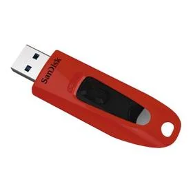 SanDisk Sandisk sdcz48  032 G-u46r 32 GB Ultra USB 3.0 Flash Drive Czerwony, czarny 64 GB SDCZ48-064G-U46R - Pendrive - miniaturka - grafika 2