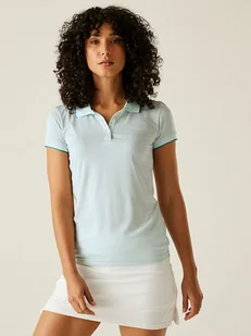 Regatta Funkcyjna koszulka polo "Remex II" w kolorze błękitnym - Koszulki sportowe damskie - miniaturka - grafika 1