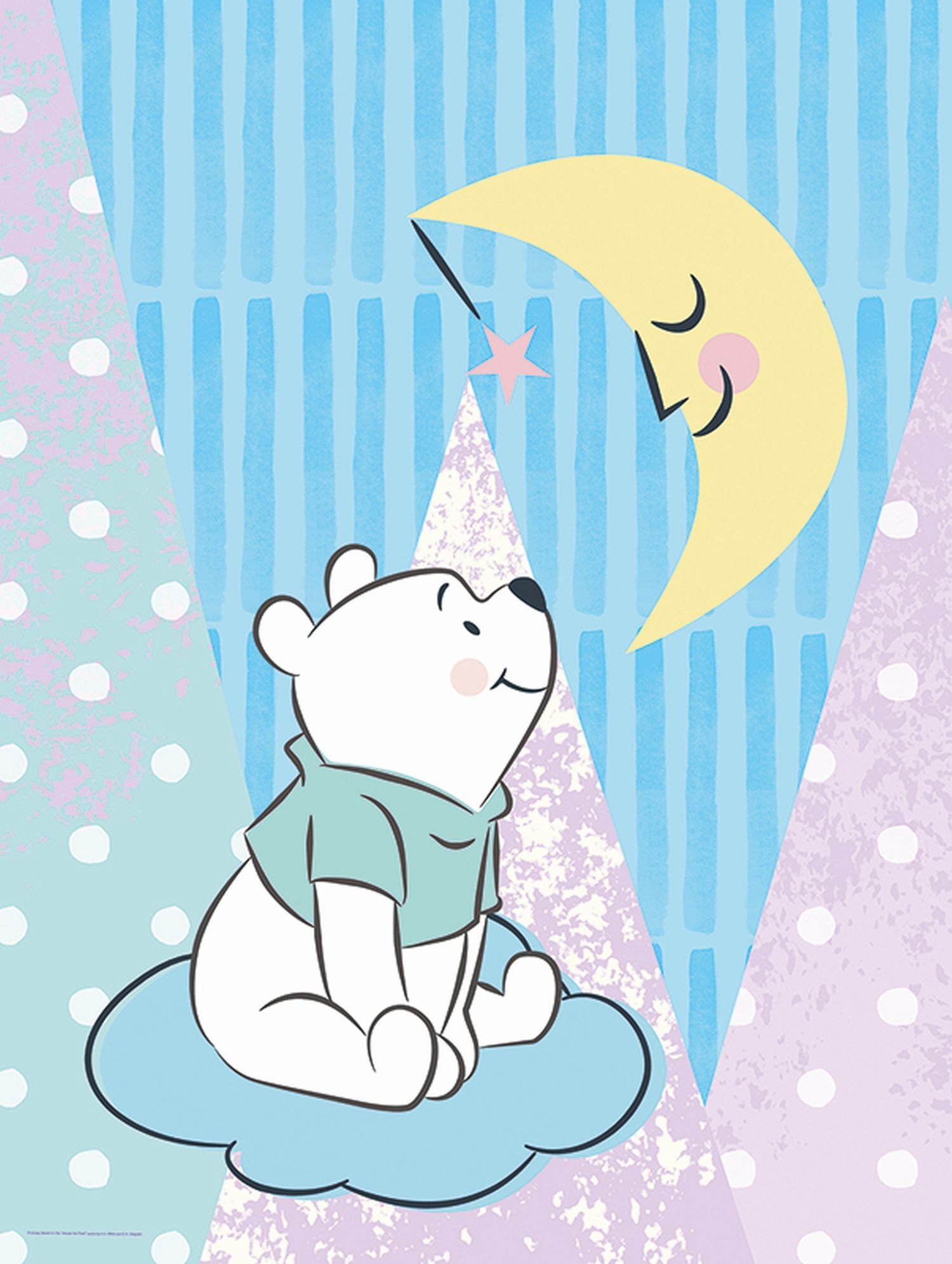 Disney plakat Kubuś Puchatek wielokolorowym - 610185 - 30 x 40 cm