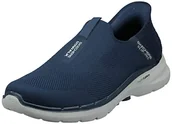 Trampki męskie - Skechers Męskie trampki 216278 NVY, granatowe tekstylne/granatowe wykończenie syntetyczne/granatowe, 7,5 UK - miniaturka - grafika 1