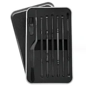 Inne - TEMU Zestaw do czyszczenia uszu ze stali nierdzewnej z podwójnymi spiralnymi łopatkami do uszu do higieny kanału usznego. - miniaturka - grafika 1