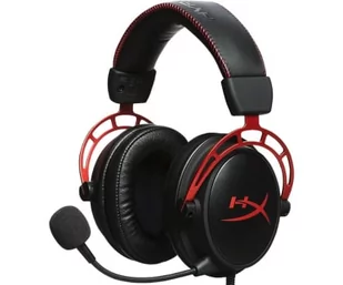 HyperX Cloud Alpha Czarno-czerwone (HX-HSCA-RD/EM) - Słuchawki - miniaturka - grafika 1