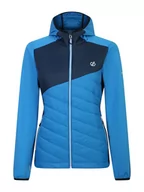 Kurtki i kamizelki sportowe damskie - Dare 2b Kurtka funkcyjna "Ascending" w kolorze niebieskim - miniaturka - grafika 1