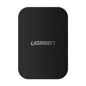 Uchwyty samochodowe do telefonów - Prostokątna metalowa płytka UGREEN do uchwytu magnetycznego 2 szt. (czarny) - miniaturka - grafika 1