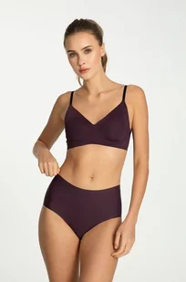 Biustonosz Simple t-shirt Bra Dark Plum (Rozmiar XL) - Biustonosze - miniaturka - grafika 1