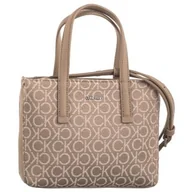 Torebki damskie - Torebka CK Must Mini Tote Cantarelle Mono Jacquard K60K612277 0HE (CK518-a) Calvin Klein - miniaturka - grafika 1