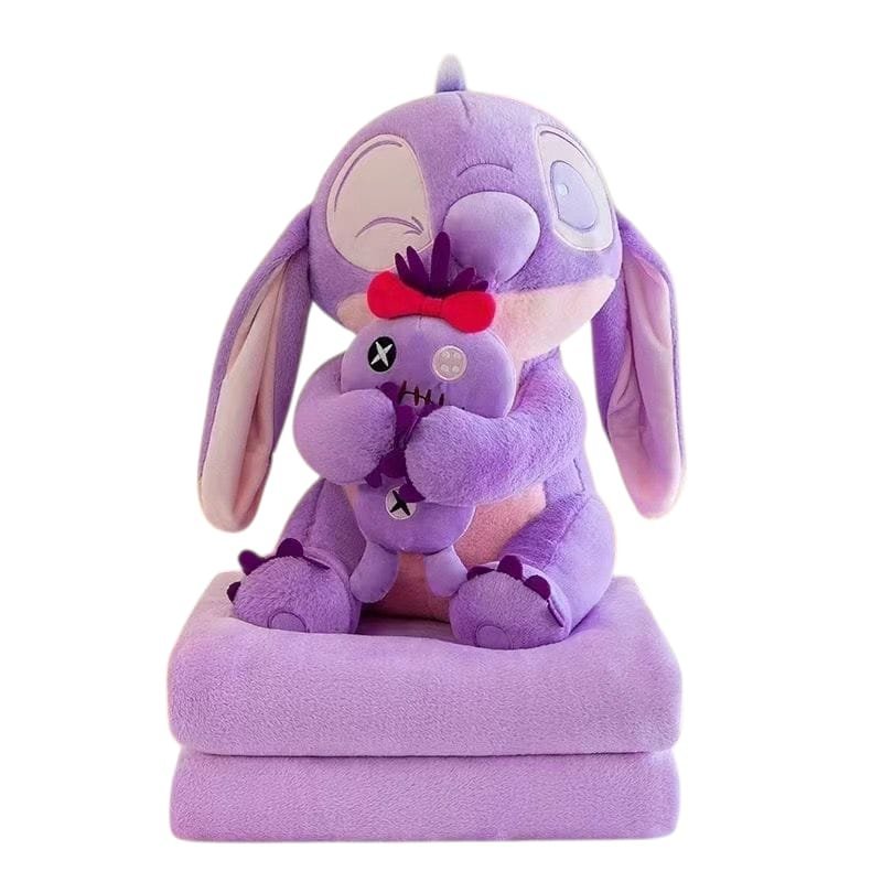 Maskotka Pluszowa Fioletowy Stitch 40 cm z Funkcją Przytulanki