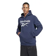Bluzy męskie - Reebok Męska bluza z kapturem Ri FLC Oth Bl, Vecnav, XS GR1660 - miniaturka - grafika 1