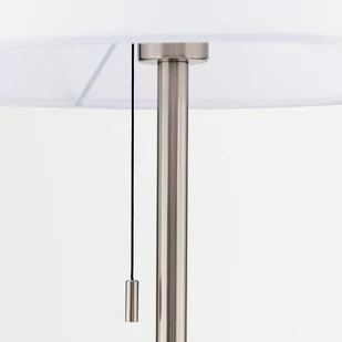Tekstylna lampa stojąca Ludwig, nikiel matowy - Lampy stojące - miniaturka - grafika 4