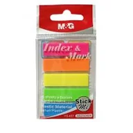 Zakładki do książek - Zakładki indeksujące fluo 5 kolorów 25szt M&G - miniaturka - grafika 1