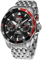 Zegarki męskie - Zegarek Vostok Europe 6S21-225A707B Rocket N-1 Chrono - miniaturka - grafika 1