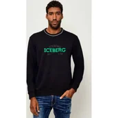 Bluzy męskie - Iceberg Bluza | Regular Fit - miniaturka - grafika 1