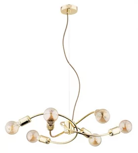 Karuzo lampa wisząca 6-punktowa złota 63163 - Lampy sufitowe - miniaturka - grafika 1