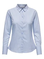 Bluzki damskie - ONLY Damska bluzka Onlfrida L/S Noos Ptm, Kentucky Blue, 3XL - miniaturka - grafika 1