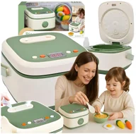 Zabawki AGD - RYŻOWAR DLA DZIECI ZESTAW KUCHENNY AGD SZYBKOWAR DO GOTOWANIA ELEKTRYCZNY - miniaturka - grafika 1