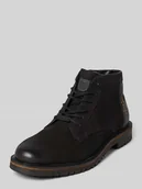 Botki męskie - Kozaki sznurowane z nadrukiem z logo model ‘Seve’ - miniaturka - grafika 1